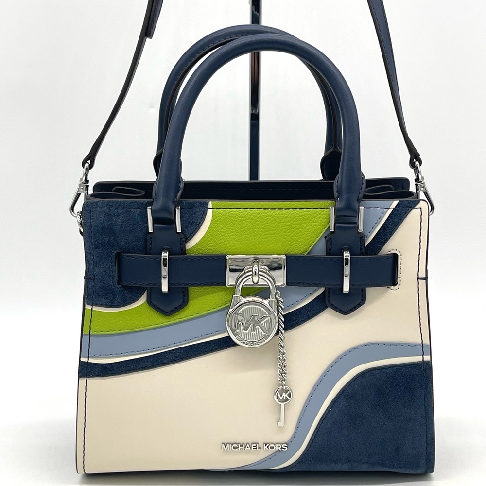 Michael Kors Hamilton Small Patchwork Satchel Crossbody
